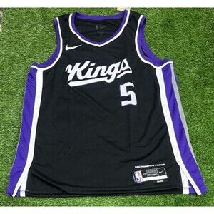Nike Men's De’Aaron Fox Sacramento Kings Icon Authentic Jersey  XL 46